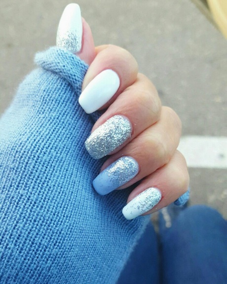 baby-blue-and-silver-nails-40_4 Baby albastru și argint cuie