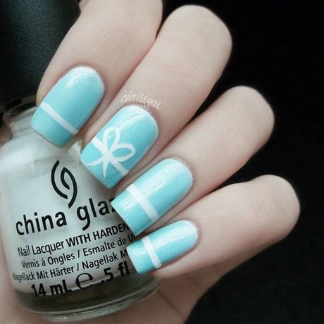 baby-blue-nail-art-60_16 Baby albastru nail art