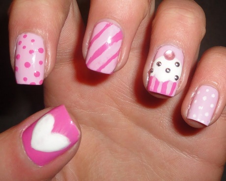 beautiful-and-easy-nail-art-designs-42_12 Design frumos și ușor de unghii