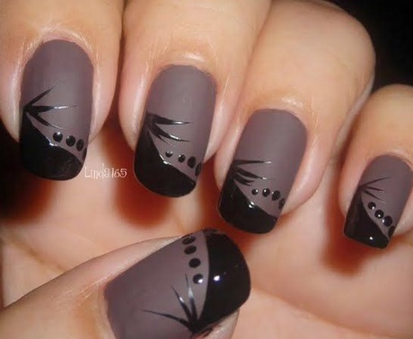 beautiful-and-easy-nail-art-designs-42_19 Design frumos și ușor de unghii