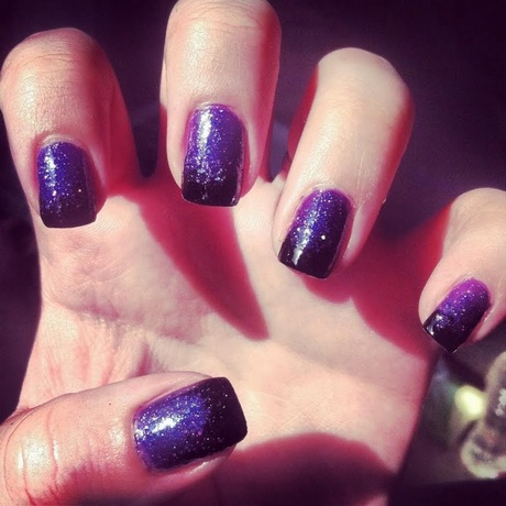 black-and-purple-nails-22_12 Unghii negre și violete