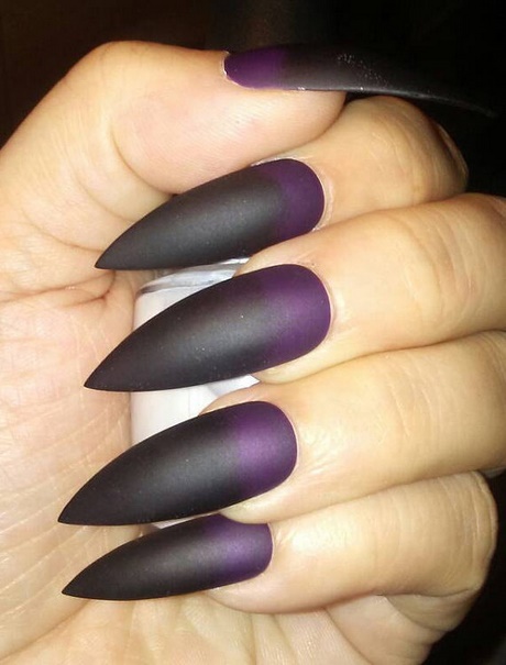black-and-purple-nails-22_15 Unghii negre și violete