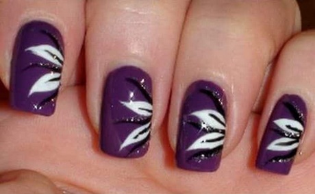 black-and-purple-nails-22_19 Unghii negre și violete