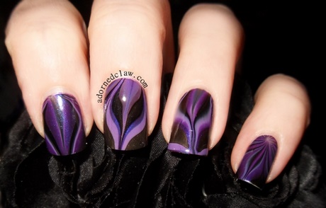 black-and-purple-nails-22_20 Unghii negre și violete