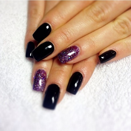 black-and-purple-nails-22_4 Unghii negre și violete
