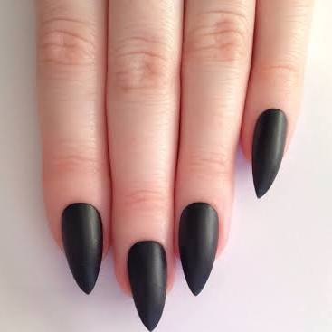 black-pointy-nails-39_17 Negru cuie ascuțite