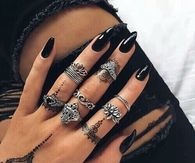 black-pointy-nails-39_9 Negru cuie ascuțite