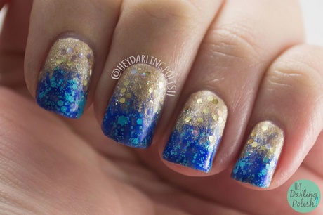 blue-and-gold-nail-art-designs-93_15 Albastru și aur nail art modele