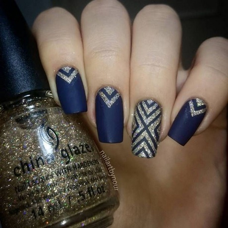 blue-and-grey-nail-designs-74_12 Albastru și gri modele de unghii