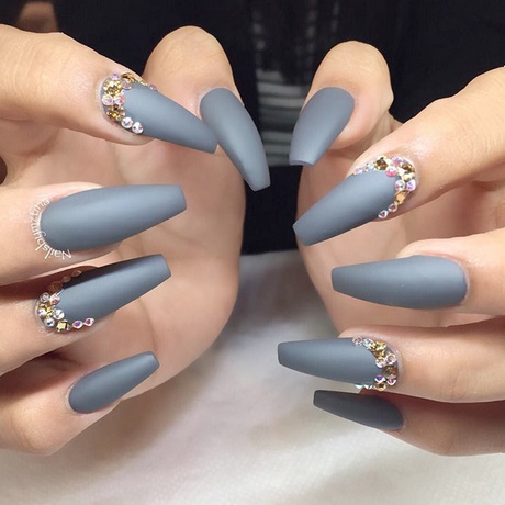 blue-and-grey-nail-designs-74_13 Albastru și gri modele de unghii