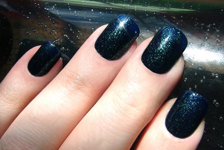 blue-black-nail-art-09_5 Albastru negru nail art