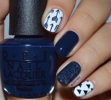 blue-nail-art-for-short-nails-34_15 Albastru nail art pentru unghii scurte