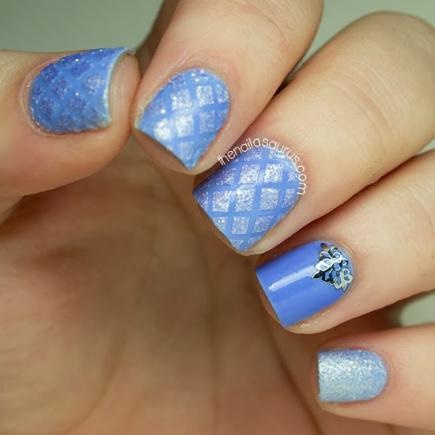 blue-nail-art-for-short-nails-34_8 Albastru nail art pentru unghii scurte