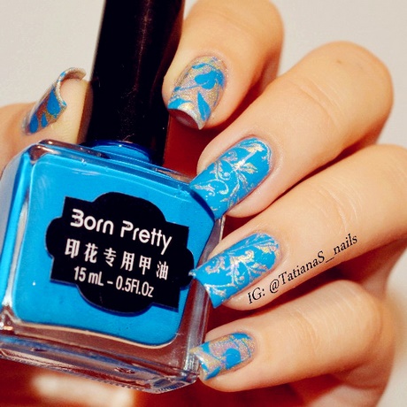 blue-nail-polish-art-63_7 Albastru unghii arta