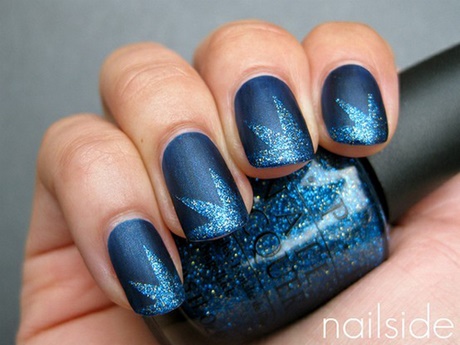 blue-nail-polish-art-63_8 Albastru unghii arta