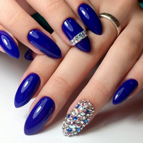 blue-nail-polish-with-design-72_16 Lac de unghii albastru cu design