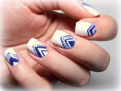 blue-white-nail-art-46_17 Albastru alb nail art