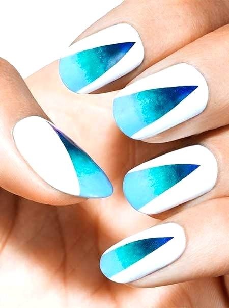 cool-blue-nail-designs-98_10 Modele de unghii albastre Cool