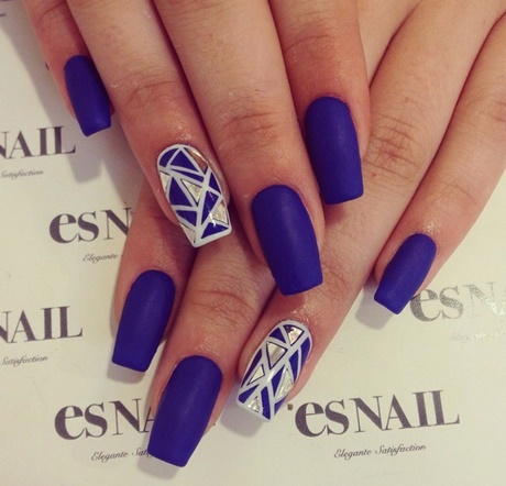 cool-blue-nail-designs-98_16 Modele de unghii albastre Cool