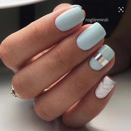 cute-blue-nail-designs-71_19 Drăguț albastru unghii modele