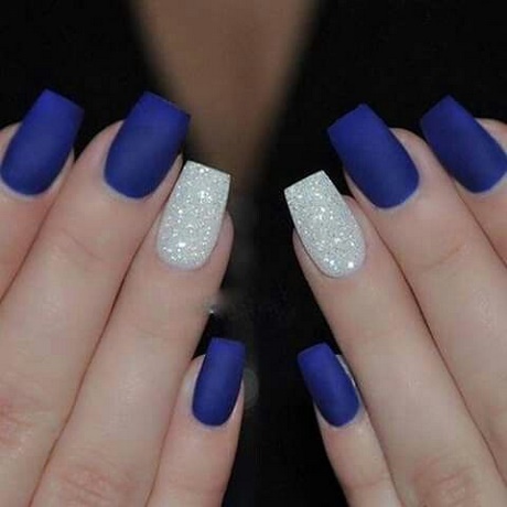 cute-blue-nail-designs-71_7 Drăguț albastru unghii modele