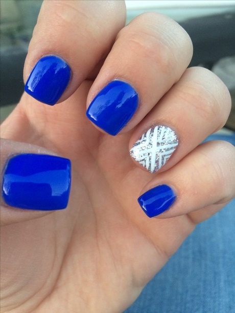 cute-blue-nail-designs-71_9 Drăguț albastru unghii modele