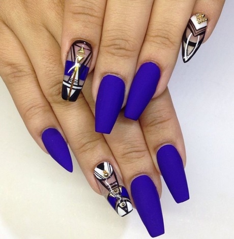 cute-royal-blue-nails-94_18 Drăguț royal albastru cuie