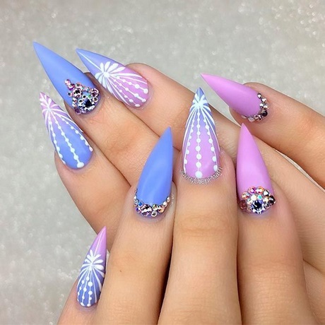 cute-stiletto-nail-designs-89_3 Modele drăguțe de unghii stiletto