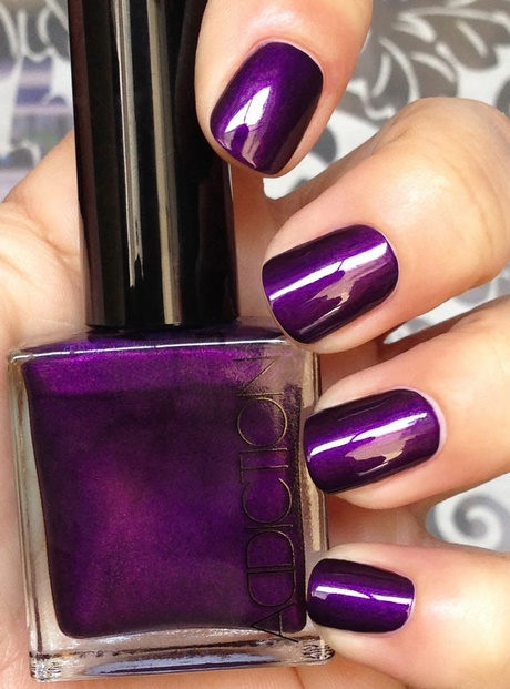 deep-purple-nails-88_11 Unghii Deep purple