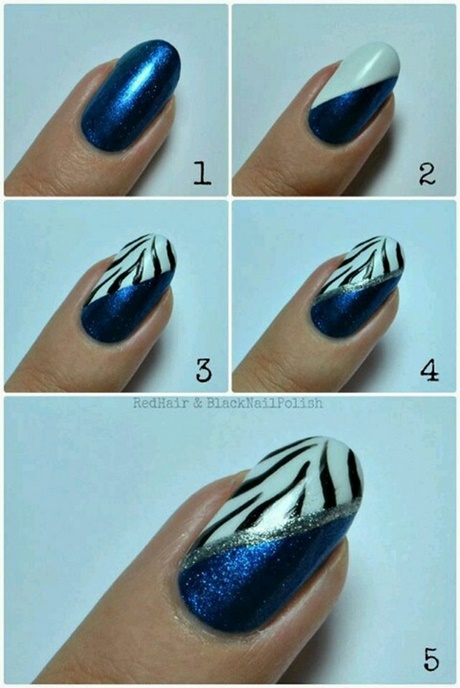 easy-blue-nail-art-48_8 Ușor albastru nail art
