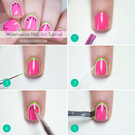 easy-nail-art-steps-44 Pași simpli de artă pentru unghii