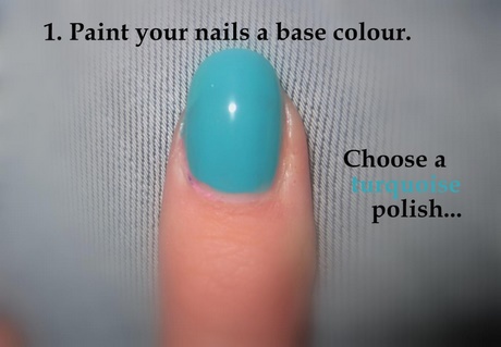 easy-nail-polish-ideas-for-short-nails-63_16 Idei ușoare de lac de unghii pentru unghiile scurte