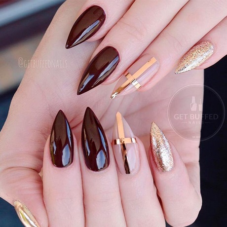 fall-stiletto-nail-designs-67_15 Modele de unghii stiletto Fall