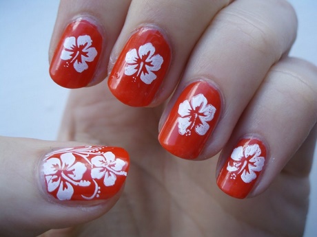 flower-nail-designs-for-beginners-11_14 Modele de unghii de flori pentru începători