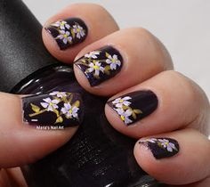 flower-pattern-nails-84_10 Flori model cuie