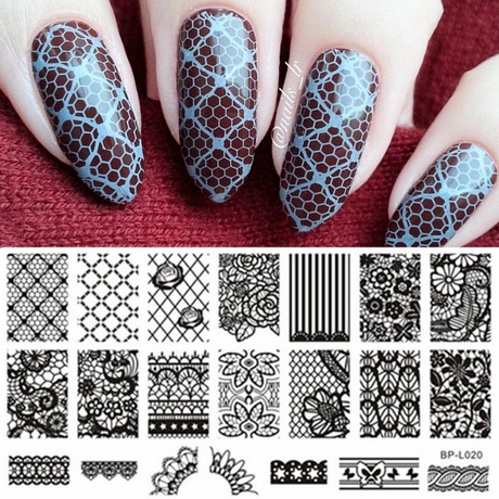 flower-pattern-nails-84_11 Flori model cuie