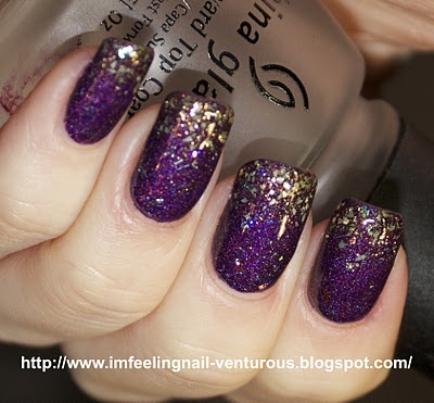 Aur și unghii violet