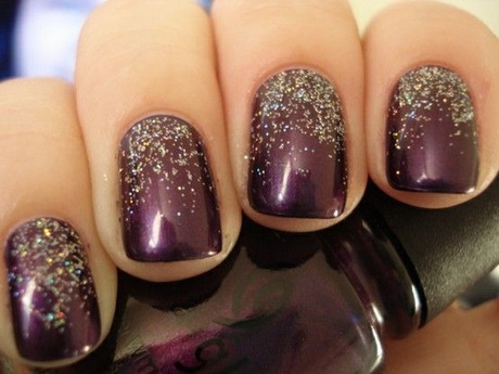 gold-and-purple-nails-73_14 Aur și unghii violet