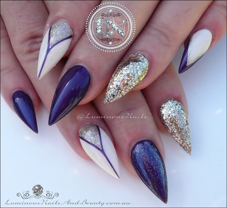 gold-and-purple-nails-73_16 Aur și unghii violet