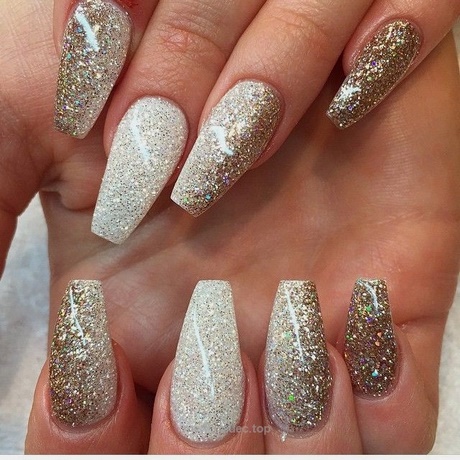 gold-silver-nail-designs-97_3 Modele de unghii de aur de argint