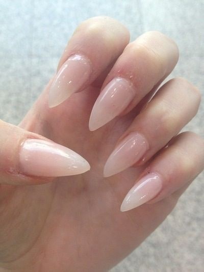 light-pink-pointy-nails-73_3 Unghiile ascuțite de culoare roz deschis