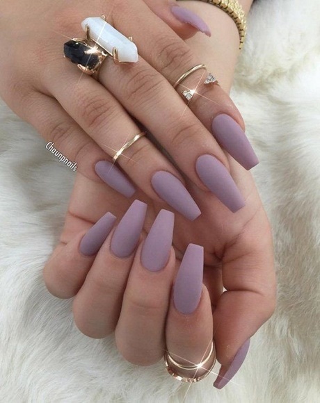 light-purple-matte-nails-46_18 Unghii mată violet deschis