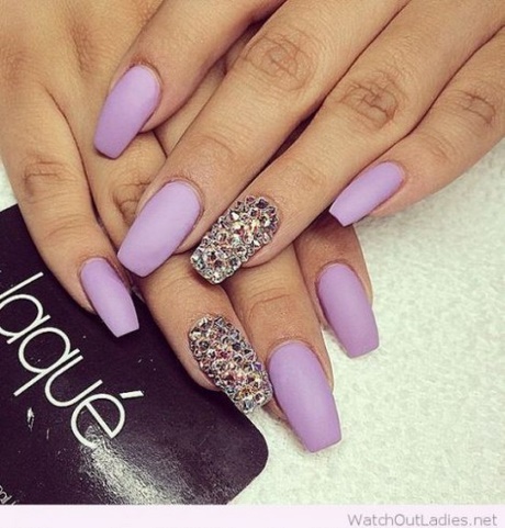 light-purple-matte-nails-46_4 Unghii mată violet deschis