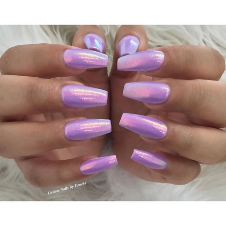 light-purple-nails-49_14 Unghii violet deschis