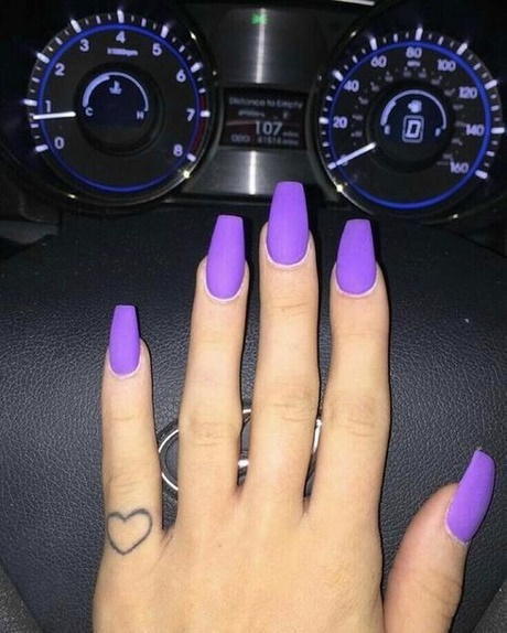light-purple-nails-49_4 Unghii violet deschis