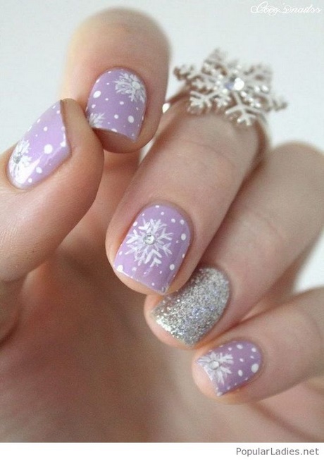 light-purple-nails-49_9 Unghii violet deschis