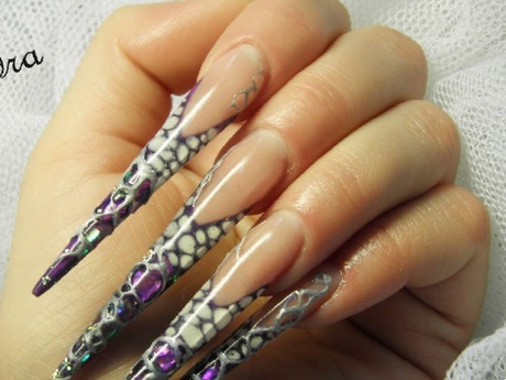 long-pointy-nail-designs-99_16 Modele lungi de unghii ascuțite