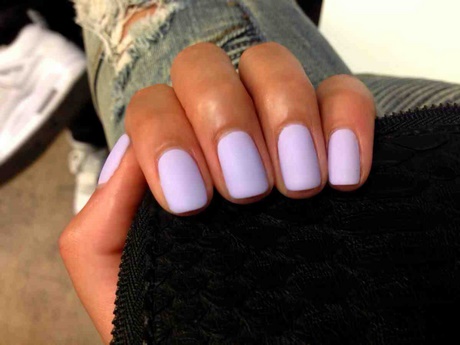 matte-light-purple-nails-53_7 Unghii violet deschis mat
