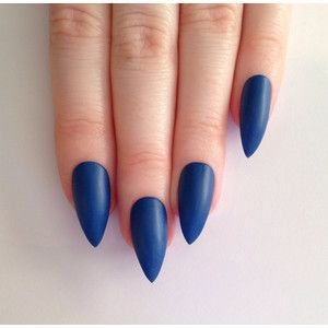 matte-pointed-nails-44_12 Unghii ascuțite mat