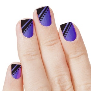 nail-art-black-and-purple-76_11 Nail art negru și violet